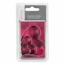 Städter Ausstechform Liebe 3,5–9 Cm Set, 3-teilig -Kitchenaid Shop 201 002128 V01