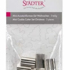 Städter Ausstechform Weihnachten 1,5 Cm Mini Set, 5-teilig -Kitchenaid Shop 201 004603 V01