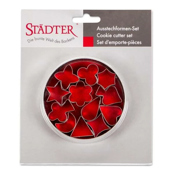 Städter Ausstechform 12 Motive 3 Cm Set, 12-teilig 2 Städter Ausstechform 12 Motive 3 Cm Set, 12-teilig – Bild 2