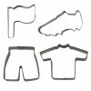 Städter Ausstechform Fußball-Fieber 6–8 Cm Set, 4-teilig