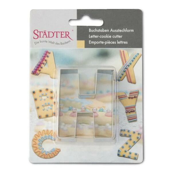 Städter Ausstechform Buchstabe H 6,5 Cm 2 Städter Ausstechform Buchstabe H 6,5 Cm – Bild 2