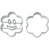 Städter Ausstechform Lachende Blume 6,5 Cm Set, 2-teilig