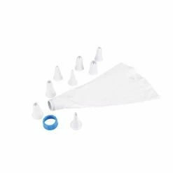 Städter Spritzbeutel Garniertüllen & Spritzbeutel Groß Set, 9-teilig