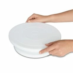 Städter Tortendeko Tortenplatte Ø 27,5 Cm / H 7 Cm Weiß Drehbar -Kitchenaid Shop 201 552135 P02
