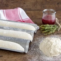 Städter Backform Baguette 37 X 24 Cm / H 2,5 Cm Silber -Kitchenaid Shop 201 661134 A02