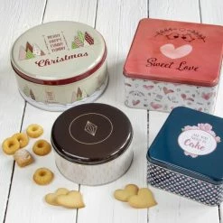 Städter Gebäckdose Yummy Christmas Ø 22 X 9,5 Cm Bunt Rund -Kitchenaid Shop 201 710009 A03