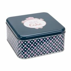 Städter Gebäckdose All You Need Is Cake 21 X 21 Cm / H 10 Cm Bunt Qua