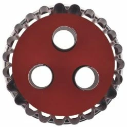 Städter Ausstechform Linzer 3-Loch Ø 6,5 Cm Zerlegbar