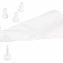 Städter Backhelfer Garniertüllen & Spritzbeutel Weiß Klein Set, 7-teilig