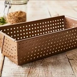 Birkmann Brotbackform, Perforiert Länge 20 X Höhe 7,5 X Tiefe 11,5 Cm -Kitchenaid Shop 210509 210516 210523 LR deko5