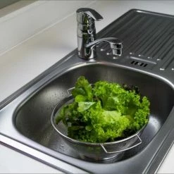 Lurch Standsieb Ø25cm -Kitchenaid Shop 215 RS4068 210281 Standsieb 25cm Edelstahl Motiv 4 scr 1