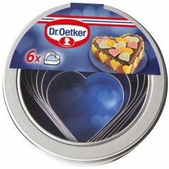 Dr. Oetker Ausstechform Herz, 6-tlg. -Kitchenaid Shop 2185 1 l 2