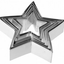 Dr. Oetker Ausstechform Stern, 6-tlg.