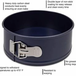 Zyliss Runde Springform Mit Antihaftbeschichtung, 23 Cm -Kitchenaid Shop 220 bakewaregraphic E980194