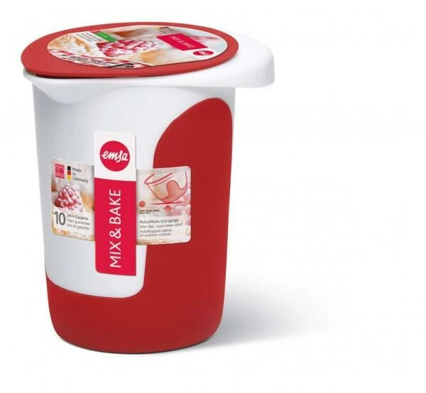 Emsa Quirltopf Mix & Bake Mit Deckel, 1,0 L 2 Emsa Quirltopf Mix & Bake Mit Deckel, 1,0 L – Bild 2