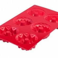 Westmark 6er Silikon-Küchlein-Backform Trio