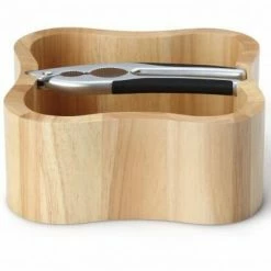 Continenta Nussschale Aus Gummibaumholz Mit Qualitätsknacker