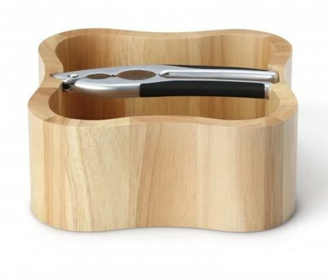 Continenta Nussschale Aus Gummibaumholz Mit Qualitätsknacker 1 Continenta Nussschale Aus Gummibaumholz Mit Qualitätsknacker