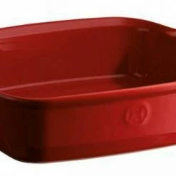 Emile Henry Gratinform Ultime Quadratisch In Granatapfel