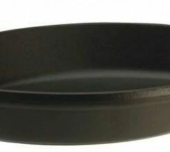 Staub Auflaufform Oval Aus Gusseisen In Schwarz 32 X 23 Cm