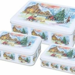 Birkmann Gebäckdosen-Set Weihnachtsabend, 3-teilig