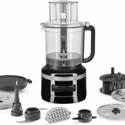 KitchenAid Food Processor 3,1L In Onyx Schwarz -Kitchenaid Shop 5KFP13XXxOB with accessories incl Dicing Kit