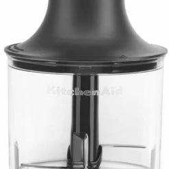 KitchenAid Stabmixer Set In Onyx Schwarz, Kabelgebunden -Kitchenaid Shop 5KHBV83x chopper att white background P191291KP 048z 4