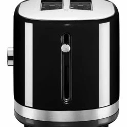KitchenAid Toaster Mit Manueller Bedienung 2-Scheiben In Onyx Schwarz -Kitchenaid Shop 5KMT2116EOB SideRight