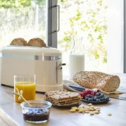 KitchenAid Design 2-Scheiben Langschlitztoaster In Onyx Schwarz -Kitchenaid Shop 5KMT3115 ambiente creme