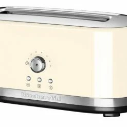 KitchenAid Langschlitztoaster Mit Manueller Bedienung In Creme