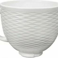 KitchenAid Keramikschüssel In Weiß Strukturiert, 4,7 Liter