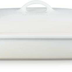 Le Creuset Auflaufform Tradition Mit Deckel, Rechteckig In Meringue