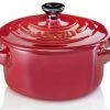 Le Creuset Mini Cocotte In Kirschrot Metallic