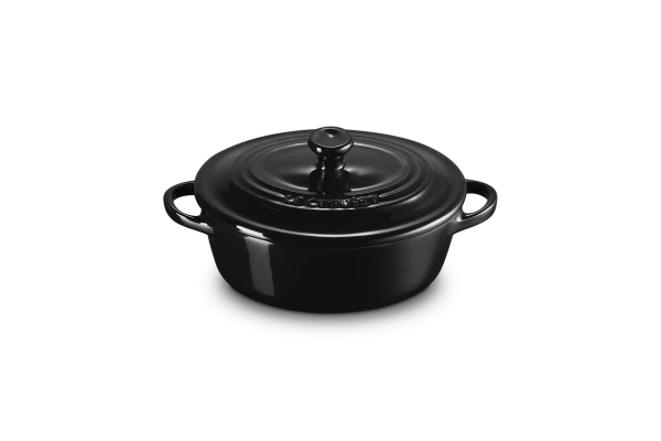 Le Creuset Mini Cocotte Oval In Schwarz 3 Le Creuset Mini Cocotte Oval In Schwarz – Bild 3