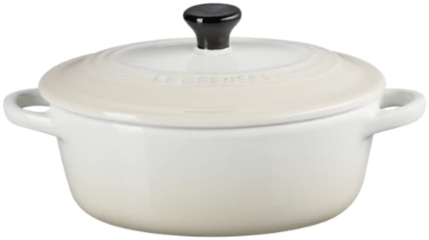 Le Creuset Mini Cocotte Oval In Meringue 1 Le Creuset Mini Cocotte Oval In Meringue