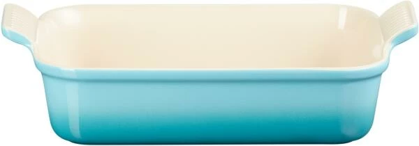 Le Creuset Auflaufform Tradition, Rechteckig In Karibik 26 X 19 Cm / 2,4 Liter 2 Le Creuset Auflaufform Tradition, Rechteckig In Karibik 26 X 19 Cm / 2,4 Liter – Bild 2