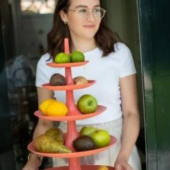 Koziol Etagere BABELL In Coral BIG -Kitchenaid Shop 7185 BABELL BIG 704 1 1