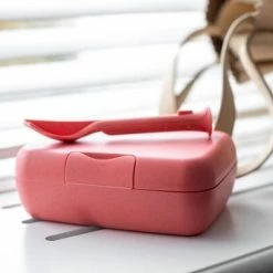 Koziol Lunch Box Candy Ready Mit Besteck-Set In Coral -Kitchenaid Shop 7272 CANDY READY 704 box 6