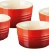 Le Creuset 4-er Set Förmchen In Kirschrot