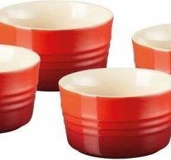 Le Creuset 4-er Set Förmchen In Kirschrot