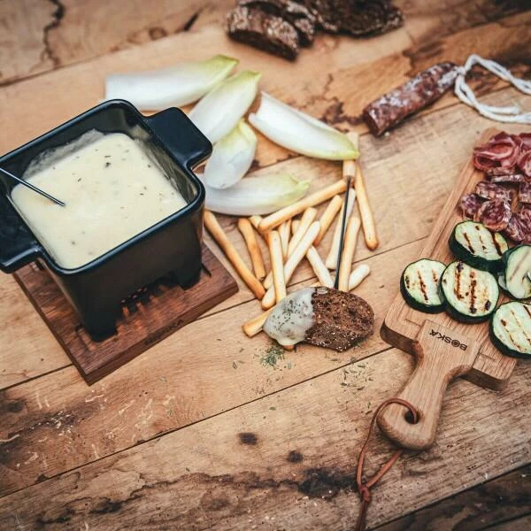 Boska Käsefondue-Set Tapas Schwarz, Groß 7 Boska Käsefondue-Set Tapas Schwarz, Groß – Bild 7
