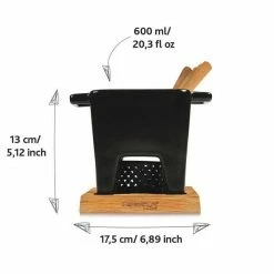 Boska Käsefondue-Set Tapas Schwarz, Groß 12 Boska Käsefondue-Set Tapas Schwarz, Groß -Kitchenaid Shop 853529 BOSKATapasFondueNeroL 600ml 1 2400x