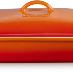Le Creuset Auflaufform Tradition Mit Deckel, Rechteckig In Ofenrot