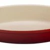 Le Creuset Auflaufform Tradition Oval In Kirschrot 28 Cm / 1,6 Liter