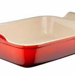 Le Creuset Auflaufform Tradition, Rechteckig In Kirschrot 14 X 19 Cm / 1,1 Liter