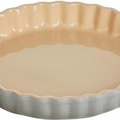 Le Creuset Tarteform In Perlgrau 28 Cm