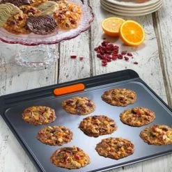 Le Creuset Backblech Doppelwandig -Kitchenaid Shop 94102115130000 Antihaft Backformen Backblech Stimmungsbild Florentiner neu