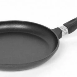 AMT Gastroguss AMT Schwenkpfanne Flach Aus Aluguss Für Induktion 20 Cm, Boden: 15,5 Cm, Gewicht: 1,04 Kg, Rand 4,0 Cm