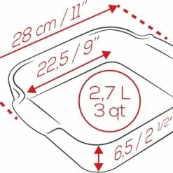 Appolia Auflaufform Quadratisch In Terracotta 21 Cm / 1,1 Liter 16 Appolia Auflaufform Quadratisch In Terracotta 21 Cm / 1,1 Liter -Kitchenaid Shop APPOLIA DIMENSIONS Carre 28 6