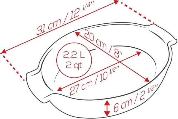 Appolia Auflaufform Oval In Schiefergrau 40 Cm Länge 4 Appolia Auflaufform Oval In Schiefergrau 40 Cm Länge – Bild 4